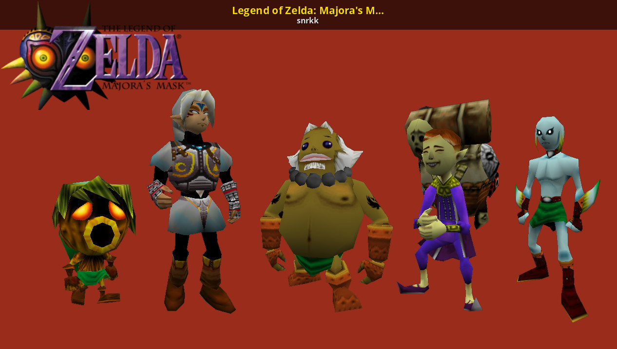 How to Rip 3d models from Ocarina of Time and Majora's Mask 