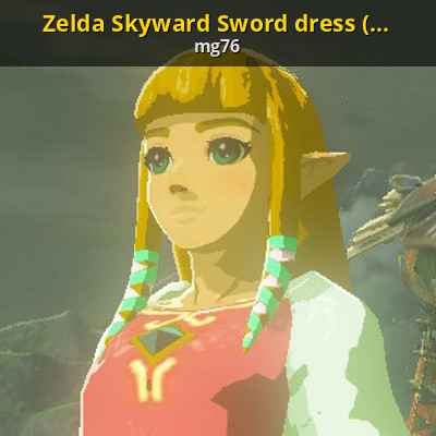 Zelda Skyward Sword dress (Skyloft)-Wii U [The Legend of Zelda: Breath ...