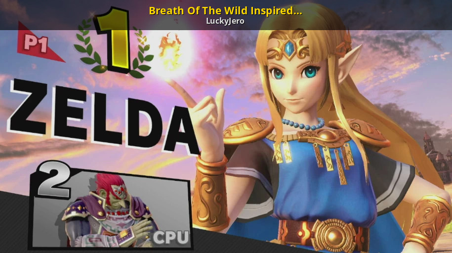 Breath Of The Wild Inspired Zelda [Super Smash Bros. Ultimate] [Mods]