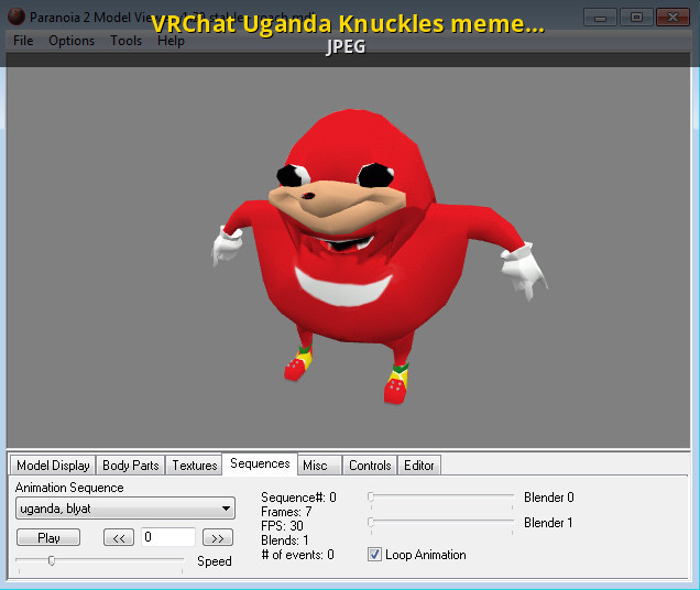 Vrchat Uganda Knuckles Meme Roach Half Life Mods - roblox ugandan knuckles script pastebin