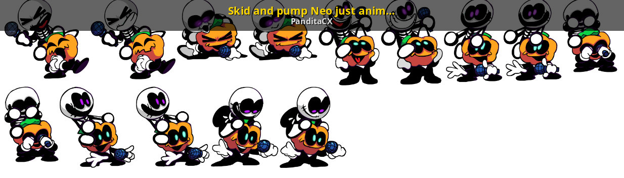 Skid And Pump Neo Just Animation Friday Night Funkin Mods