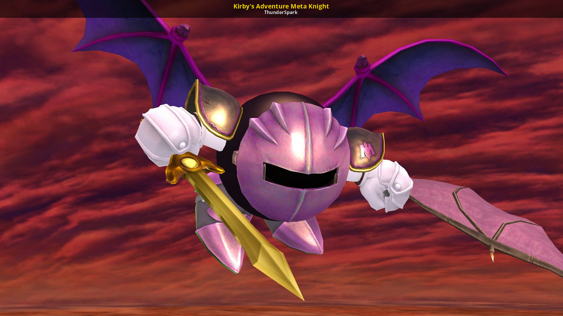 Kirby's Adventure Meta Knight [Super Smash Bros. (Wii U)] [Mods]
