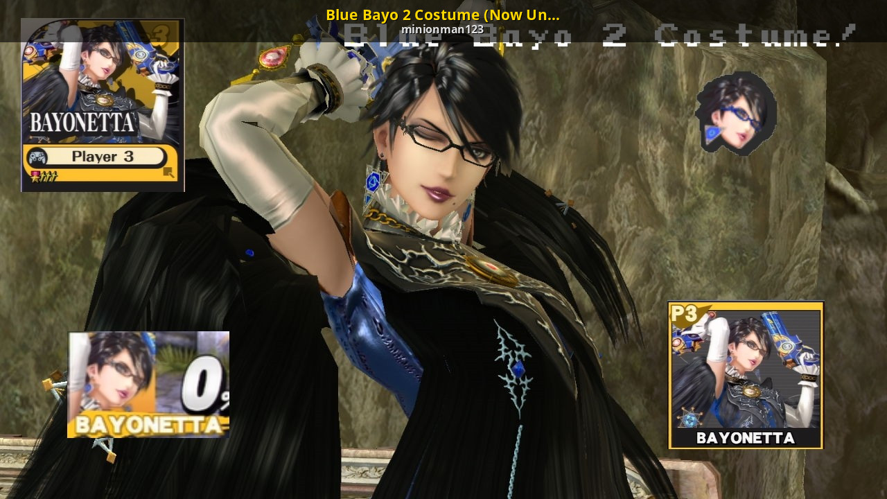 Blue Bayo 2 Costume (Now Uncensored AND/OR Thicc!) [Super Smash Bros. (Wii  U)] [Mods]