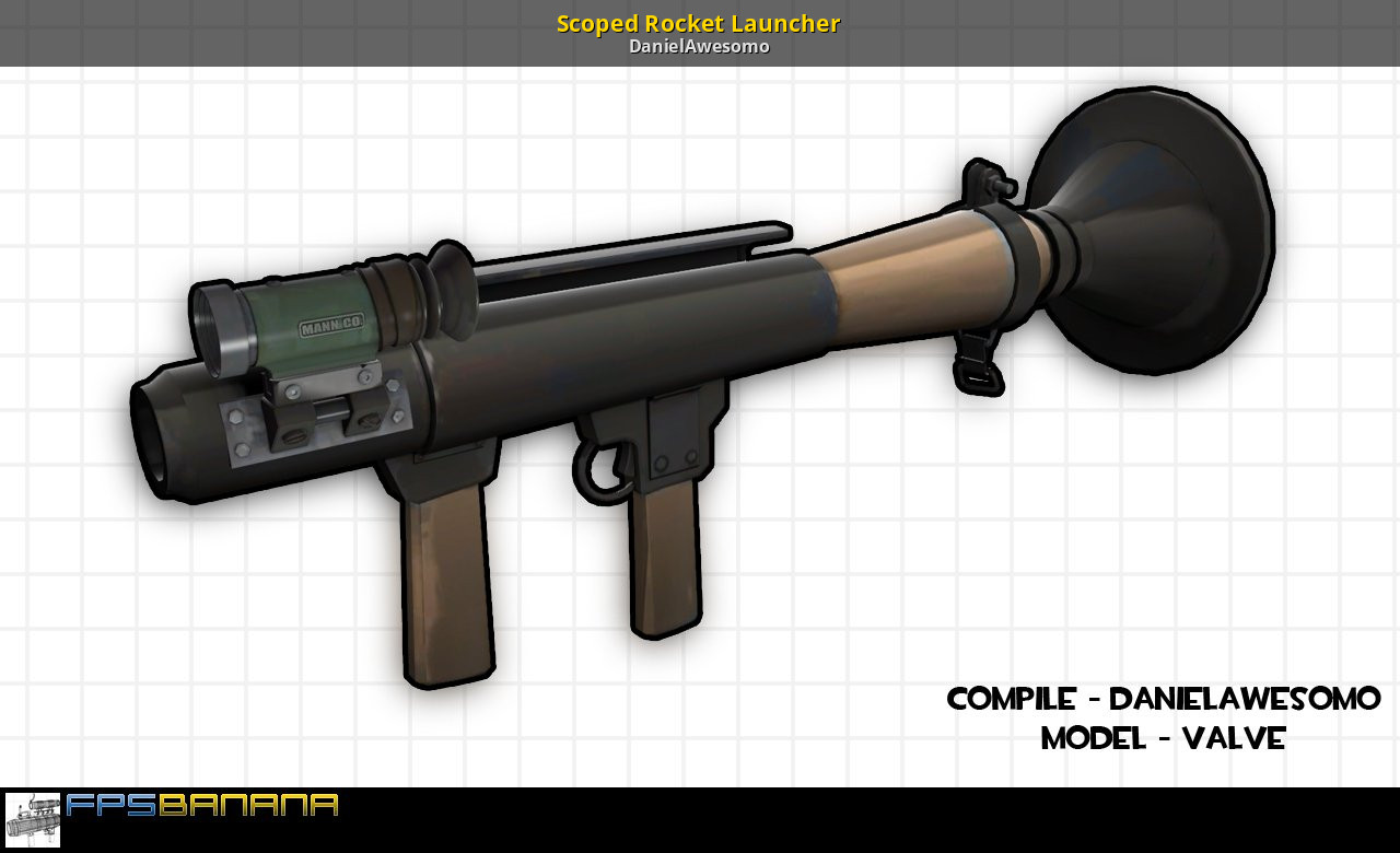 Scoped Rocket Launcher Team Fortress 2 Mods - roblox grenade launcher script