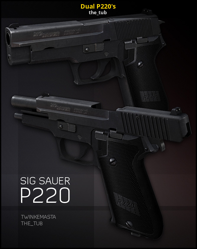 Dual P220's [Counter-Strike: Source] [Mods]