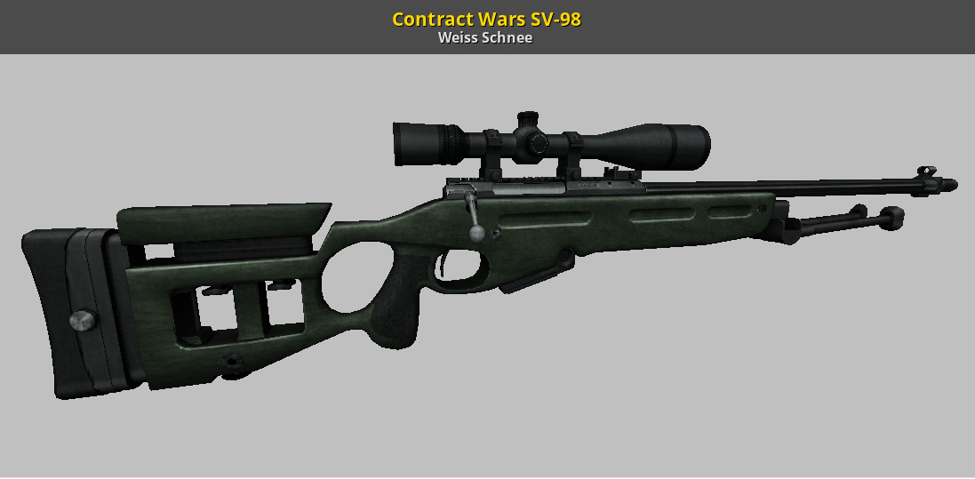 Contract Wars SV-98 [Counter-Strike 1.6] [Mods]