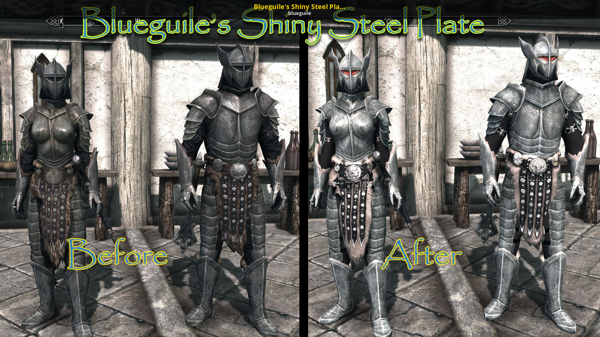 Night suffer decorate Blueguile's Shiny Steel Plate Armor [The Elder Scrolls V: Skyrim] [Mods]