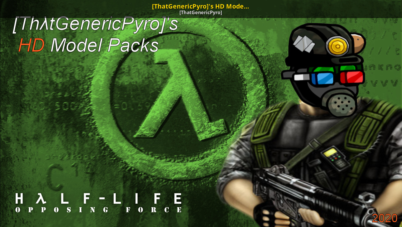 Opposing Force HQ Player Models + Team colored [Half-Life] [Mods]