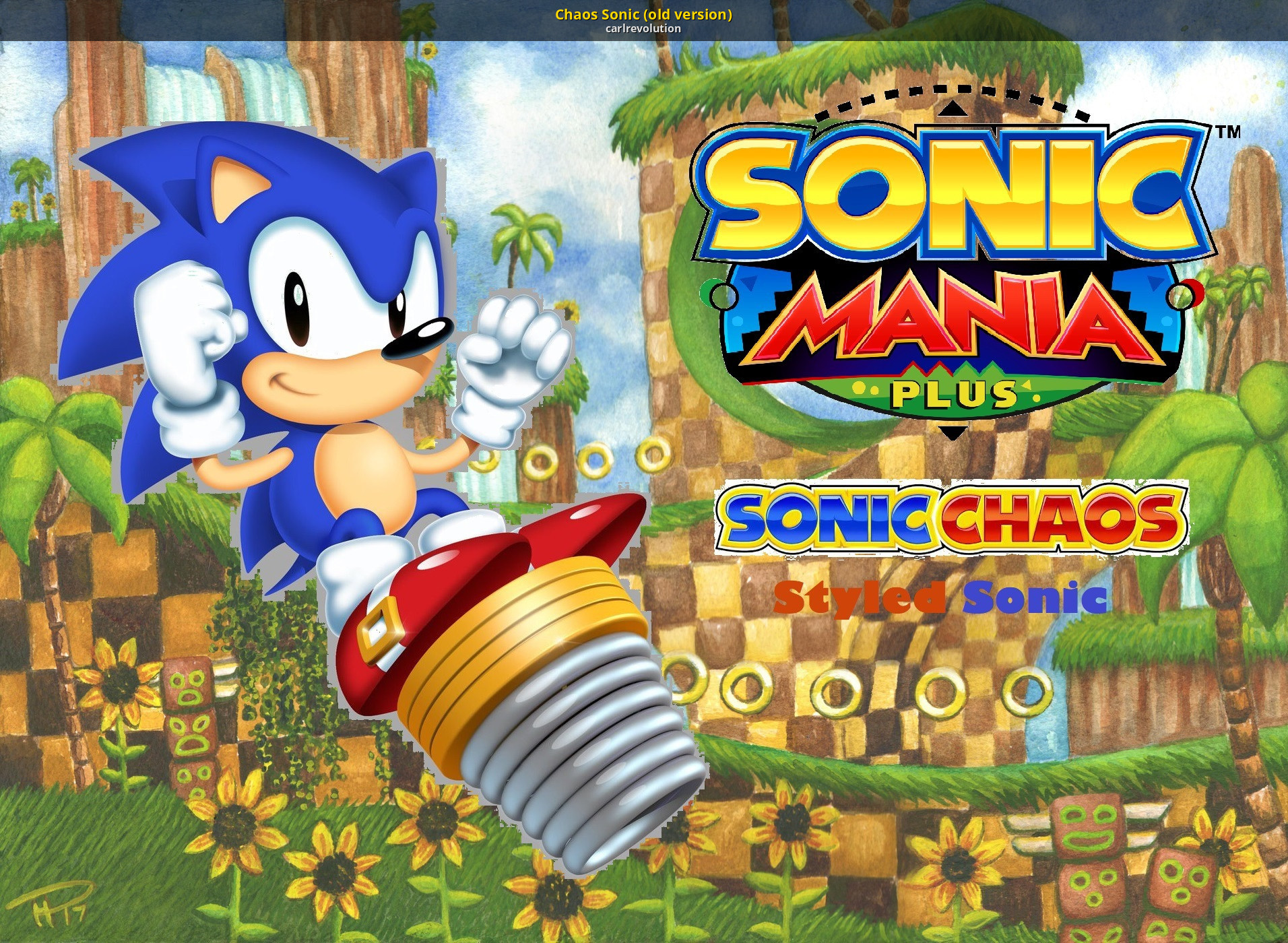 Sonic Chaos Remake GUI [Sonic Mania] [Mods]