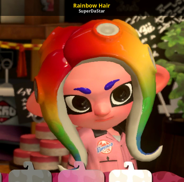 Rainbow Hair Splatoon 2 Mods - roblox rainbow hair