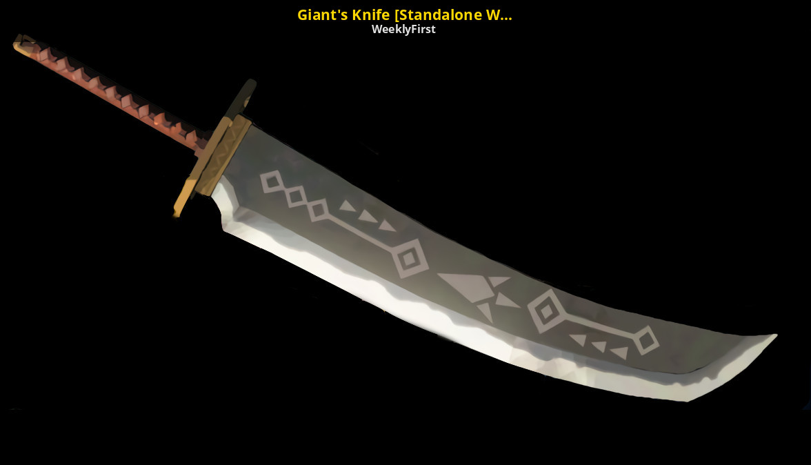 Giant's Knife [Standalone Weapon] [The Legend of Zelda: Breath of