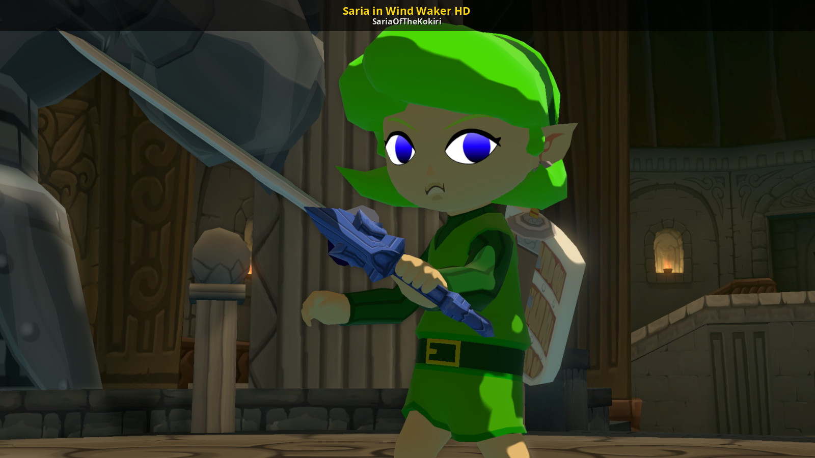 Saria in Wind Waker HD [The Legend of Zelda: The Wind Waker HD] [Mods]