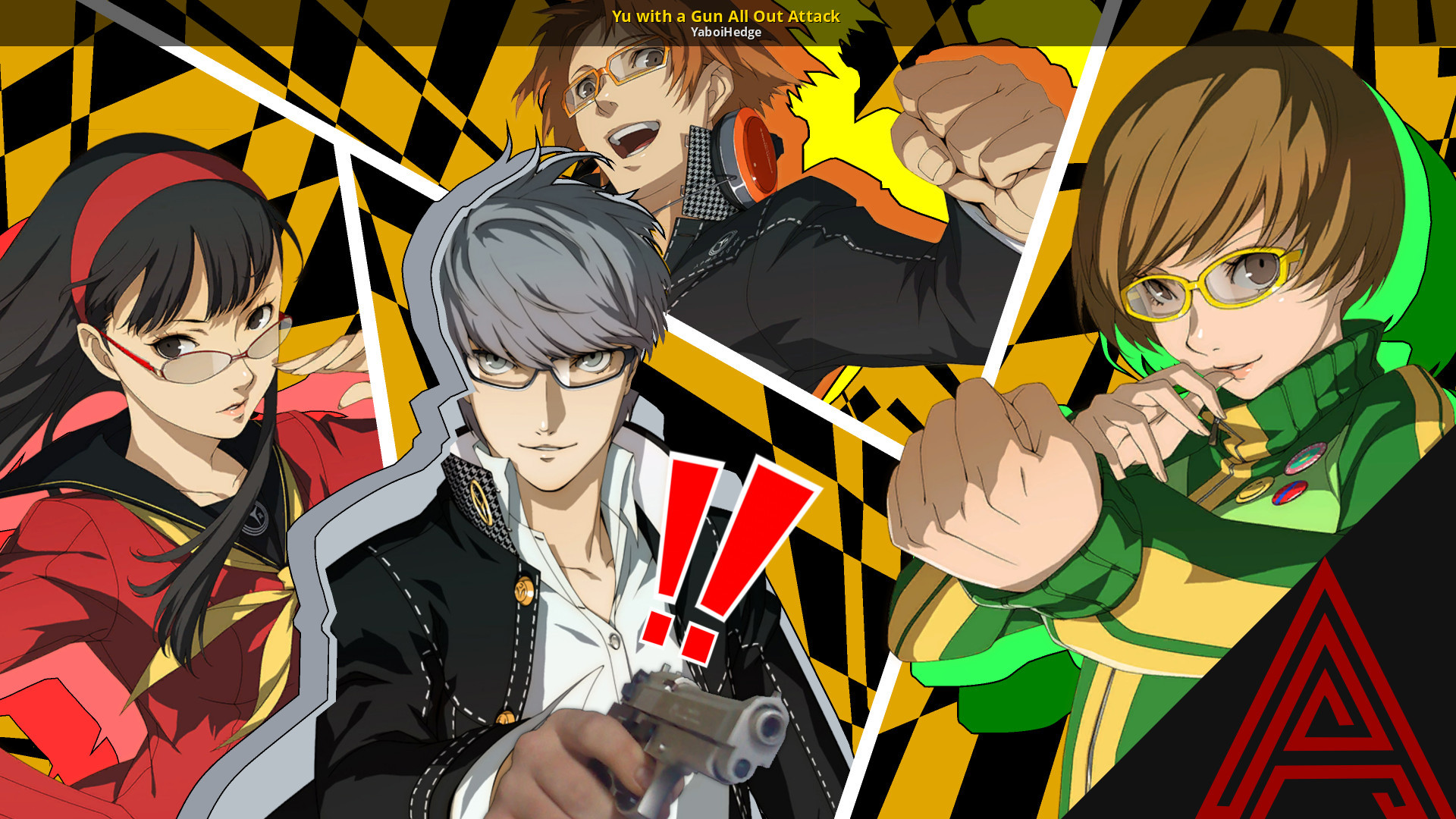 Yu with a Gun All Out Attack [Persona 4 Golden PC (32 Bit)] [Mods]