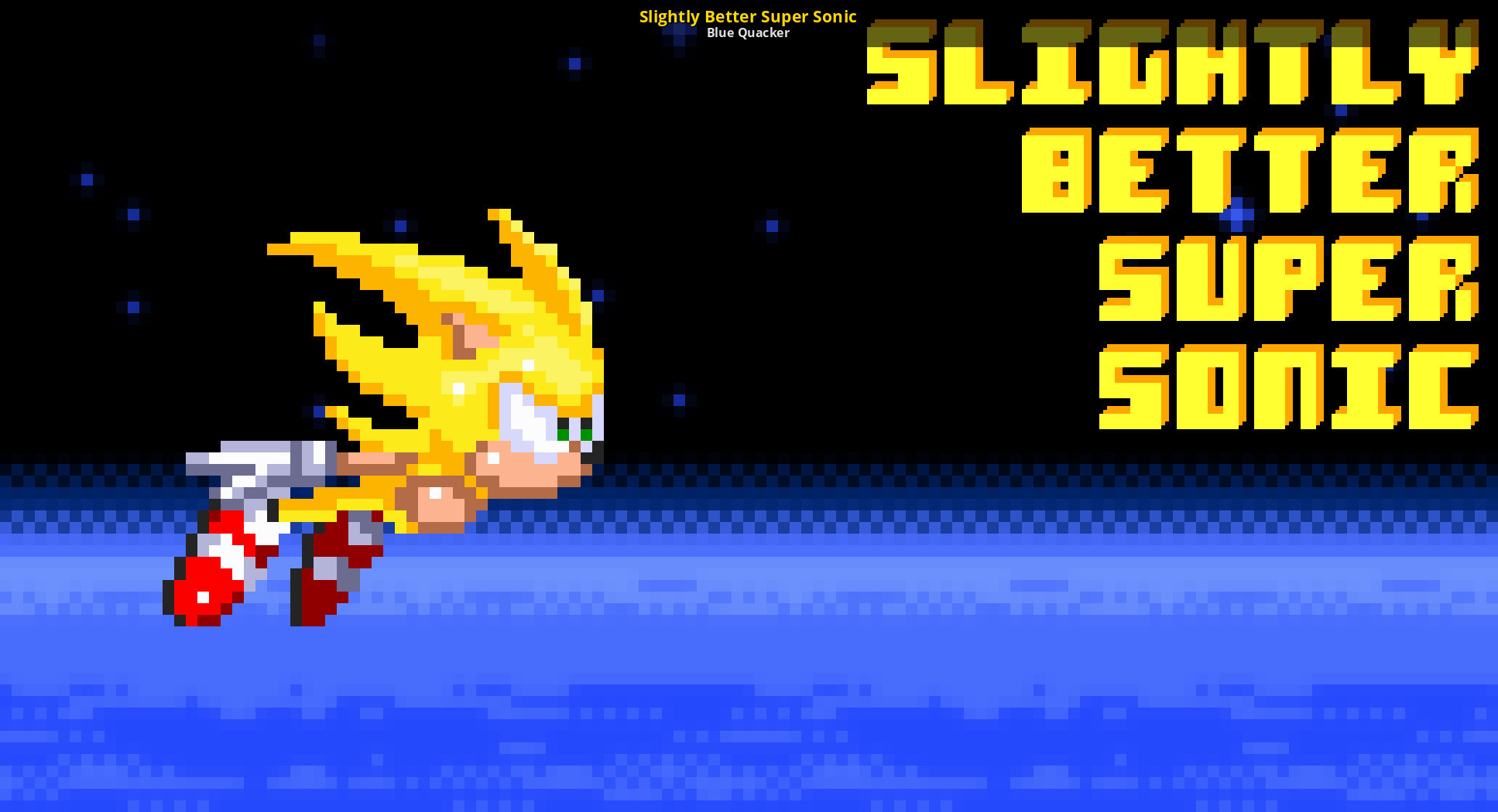 Sonic 3 super sonic with the sonic 2 palette looks really good : r