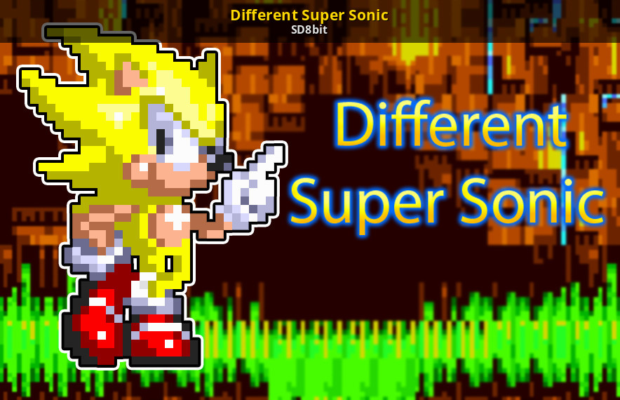 Real Super Sonic Blue/SSGSS over Hyper Sonic [Sonic 3 A.I.R.] [Mods]