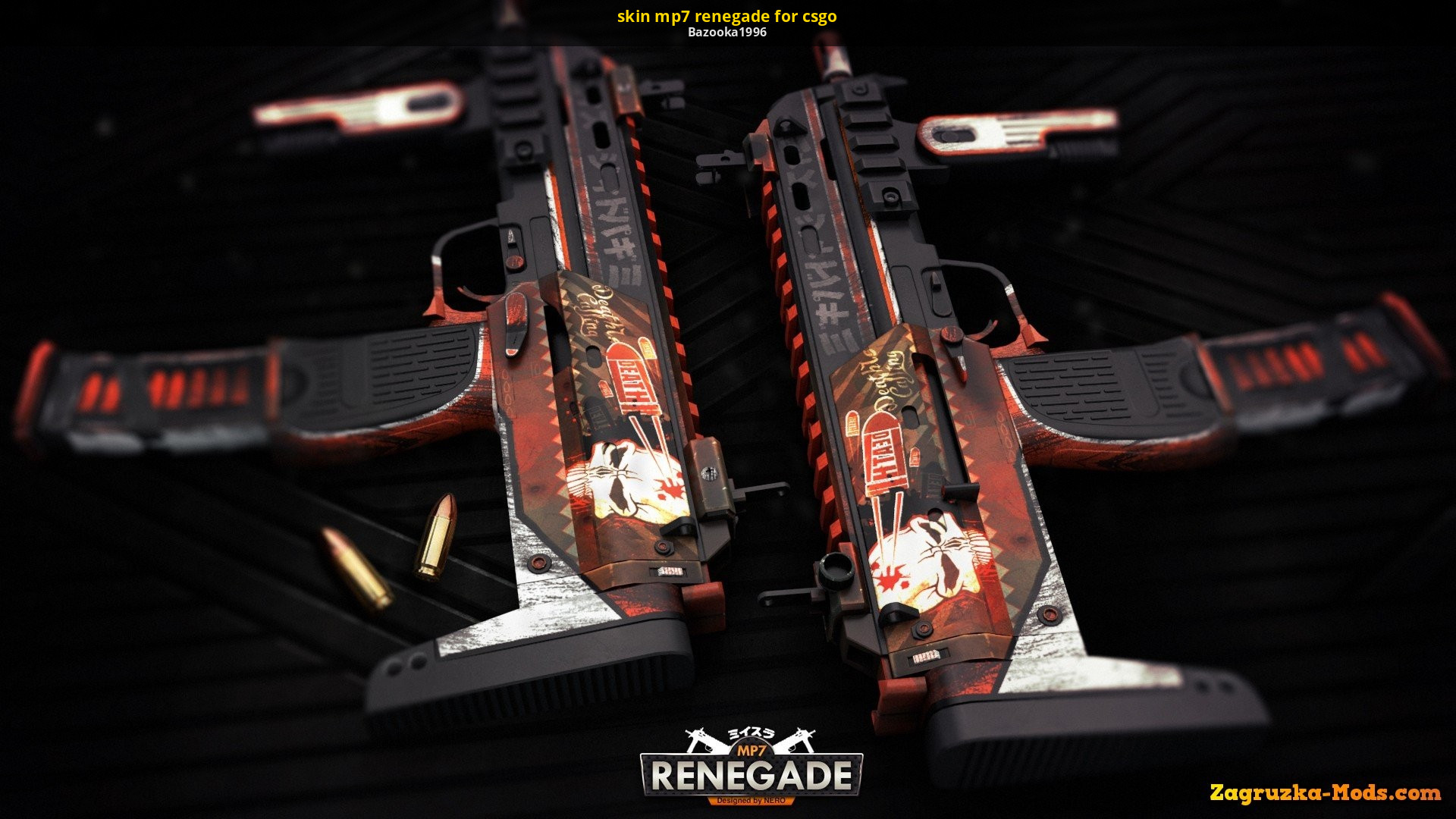 skin mp7 renegade for csgo [Counter-Strike: Global Offensive] [Mods]