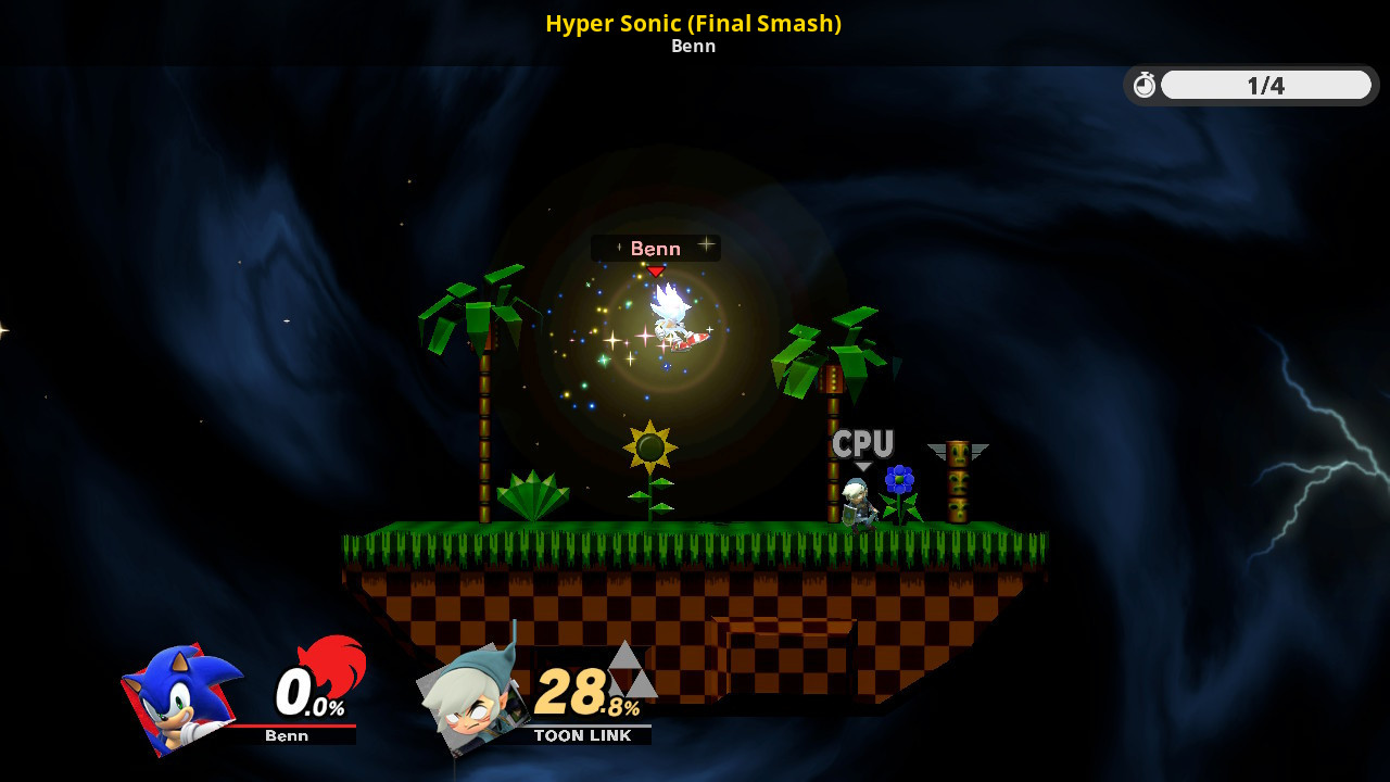 Hyper Sonic [Super Smash Bros. Ultimate] [Mods]