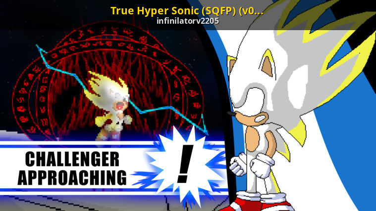True Hyper Sonic (SQFP) (v0.9.3/CMC+ v6) [Super Smash Bros