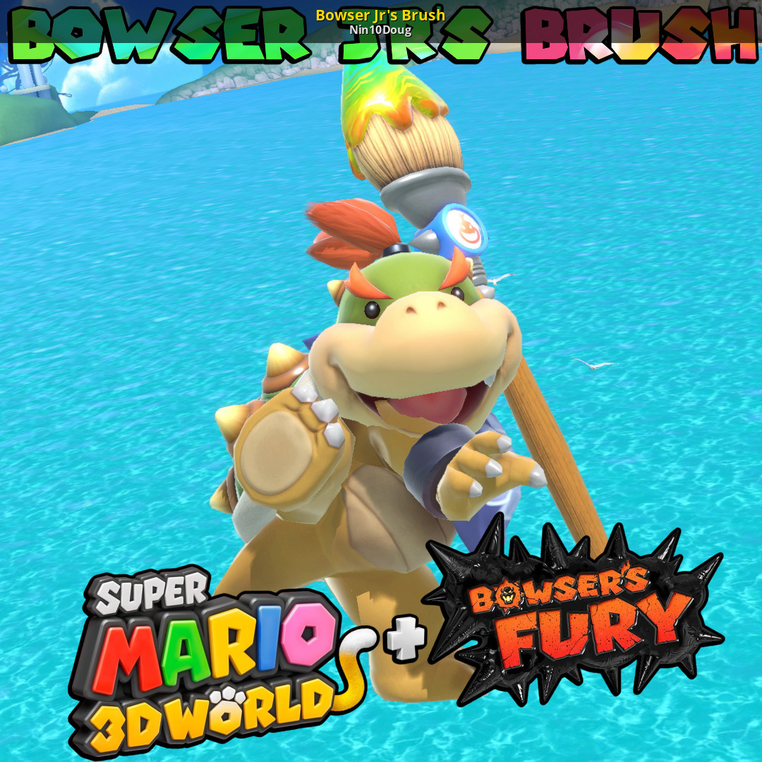 Bowser Jr.'s Brush [Super Smash Bros. Ultimate] [Mods]