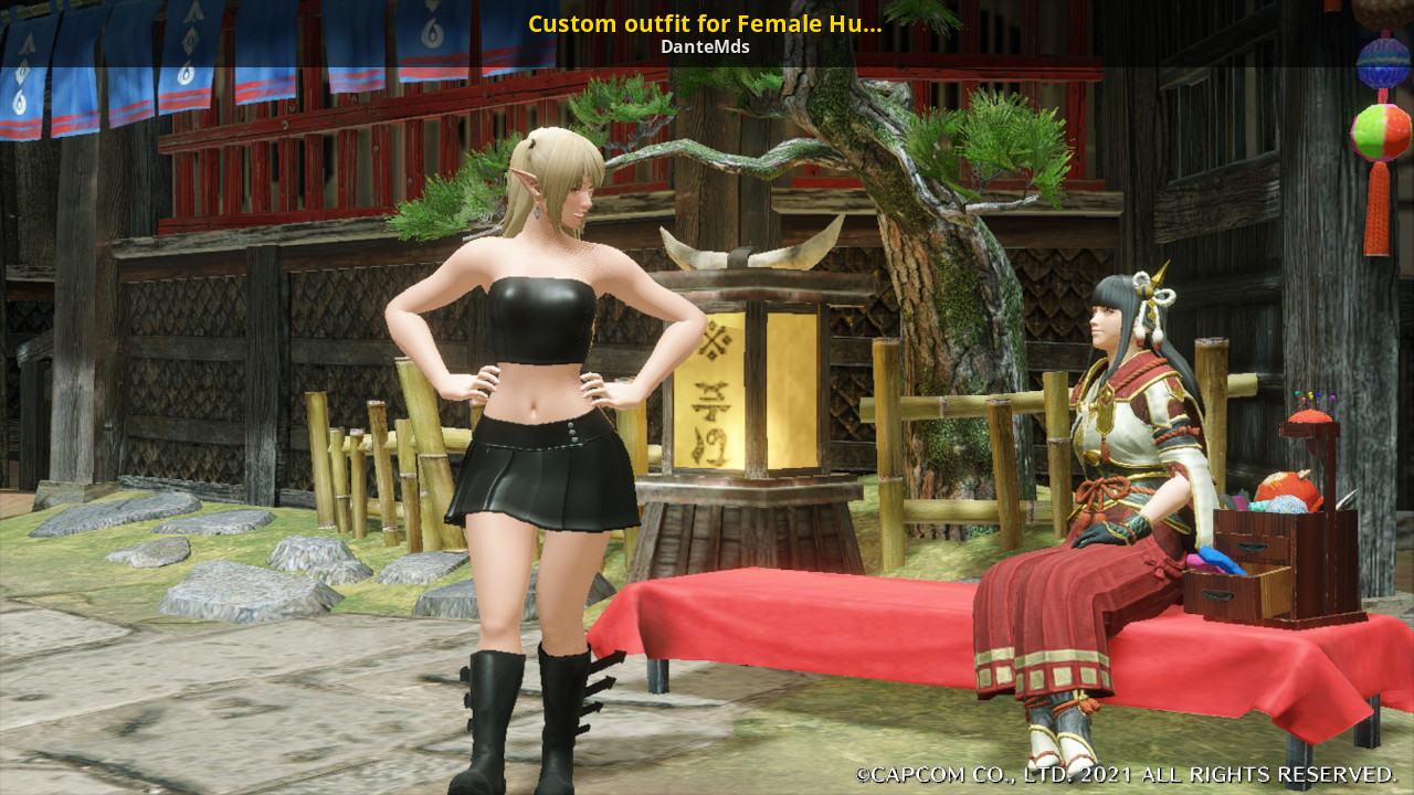 Custom outfit for Female Hunter [Monster Hunter Rise] [Mods]