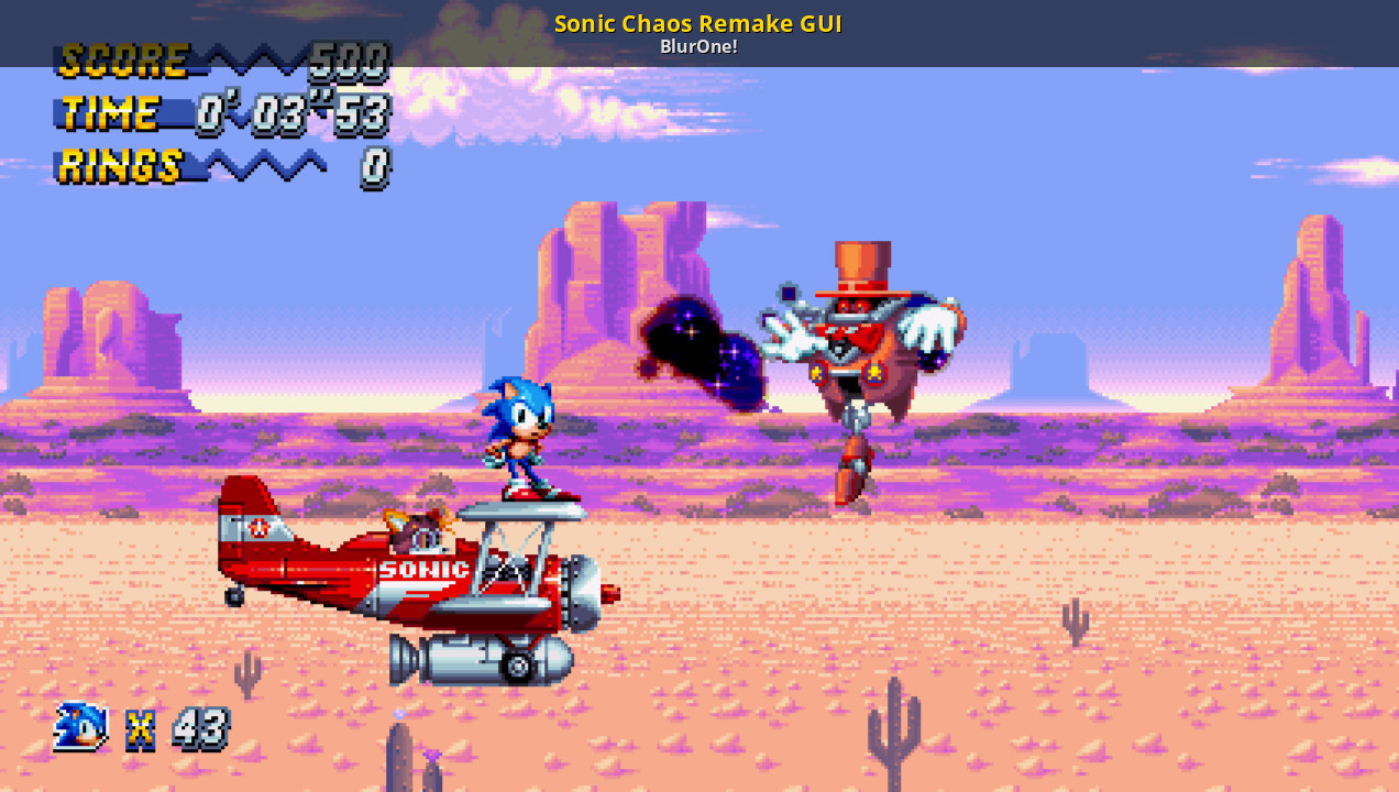 Sonic Chaos Remake GUI [Sonic Mania] [Mods]