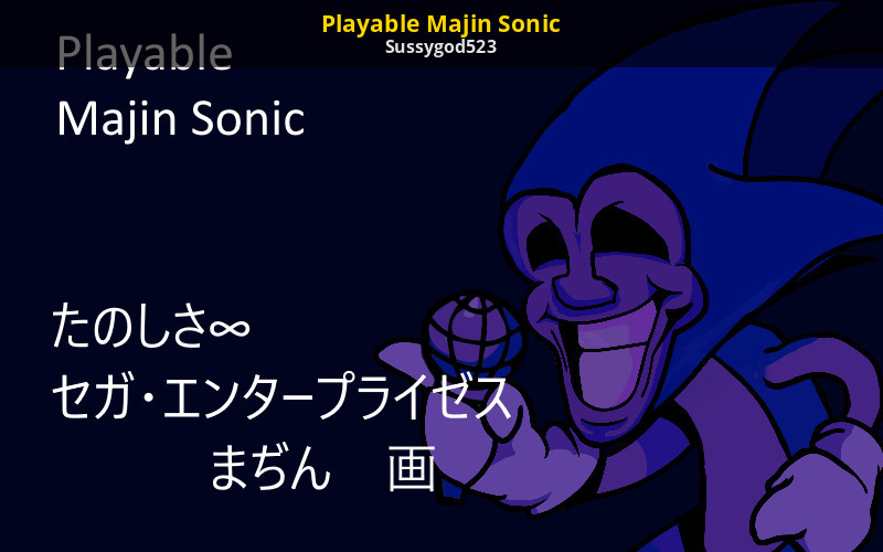 Majin/Mazin Sonic (Sonic CD) by Skele00 on Newgrounds