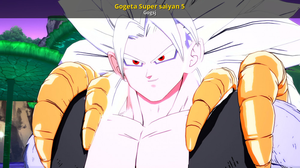 Gogeta Super saiyan 5 [Dragon Ball FighterZ] [Mods]