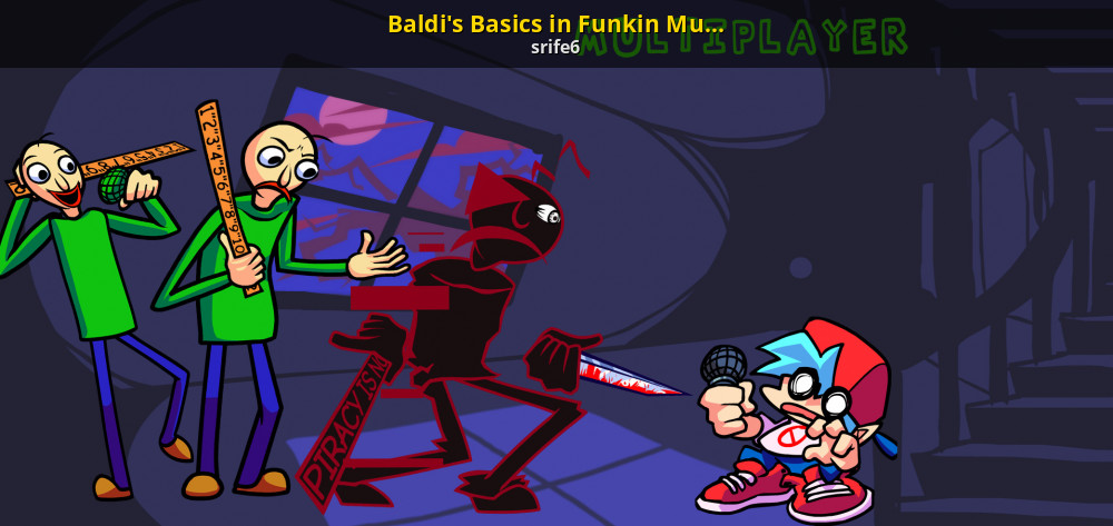 Baldi FNF mod play online, FNF vs Baldi Basics unblocked download