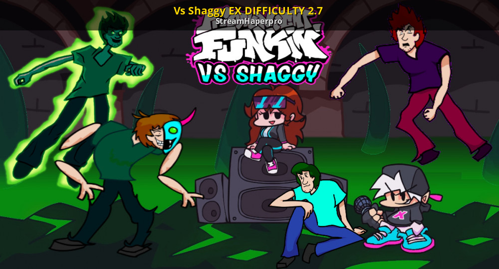 Vs Shaggy EX DIFFICULTY 2.7 [Friday Night Funkin'] [Mods]