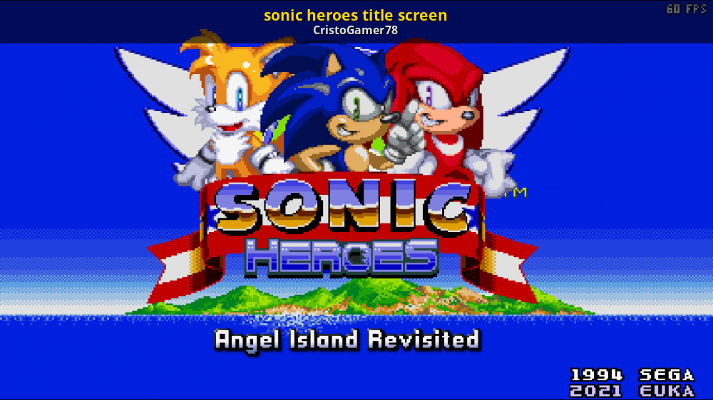 sonic heroes title screen [Sonic 3 A.I.R.] [Mods]