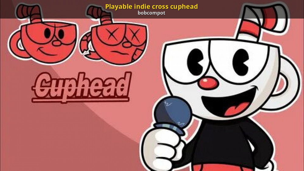 Playable indie cross cuphead [Friday Night Funkin'] [Mods]