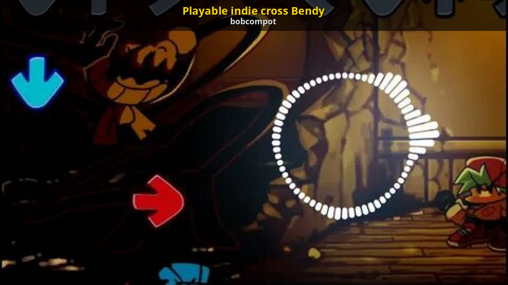 Playable indie cross Bendy [Friday Night Funkin'] [Mods]