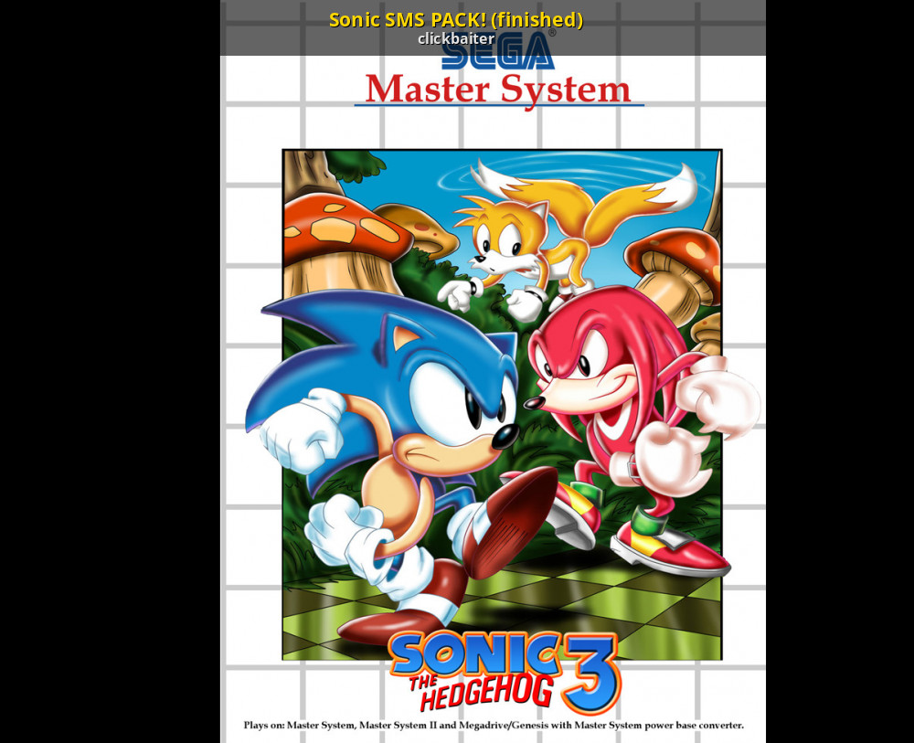 The Sonic SMS Remake Collection 