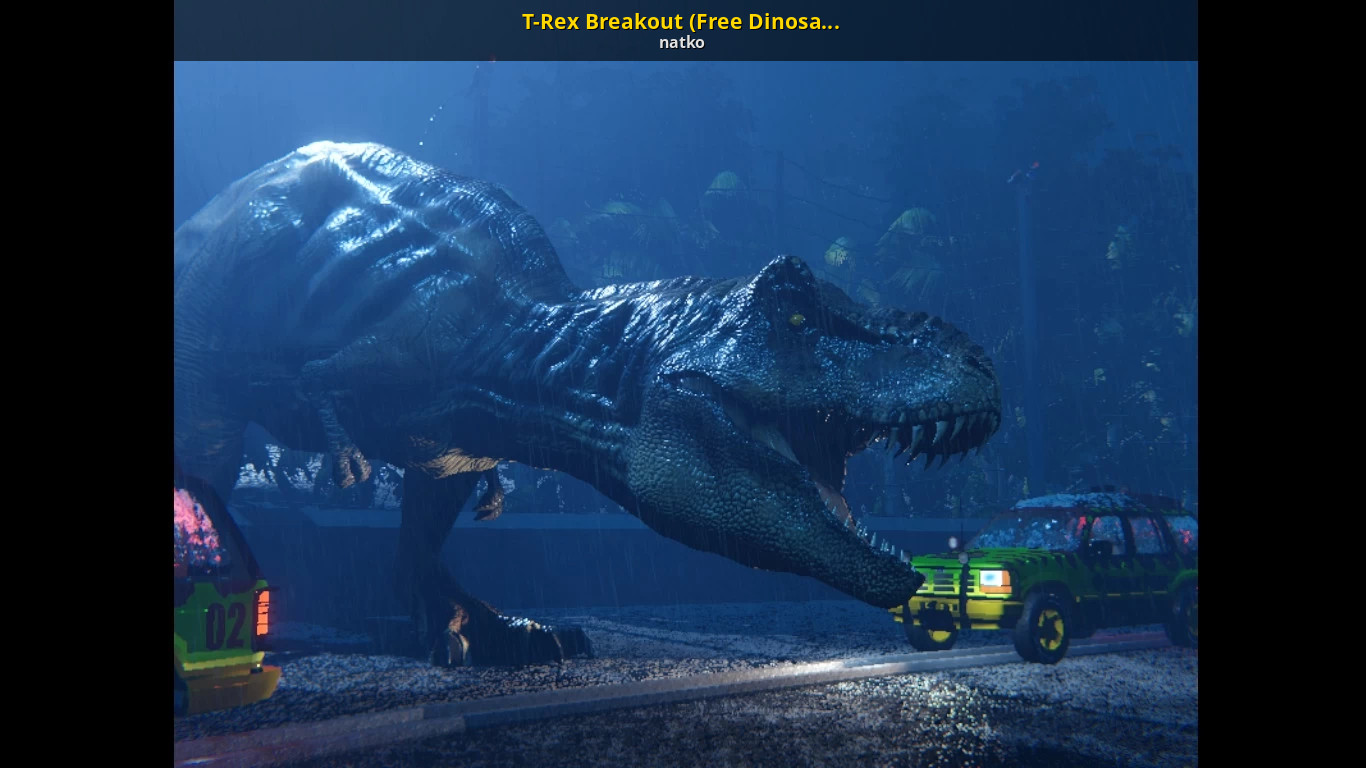 T-Rex Free Play in Demo Mode