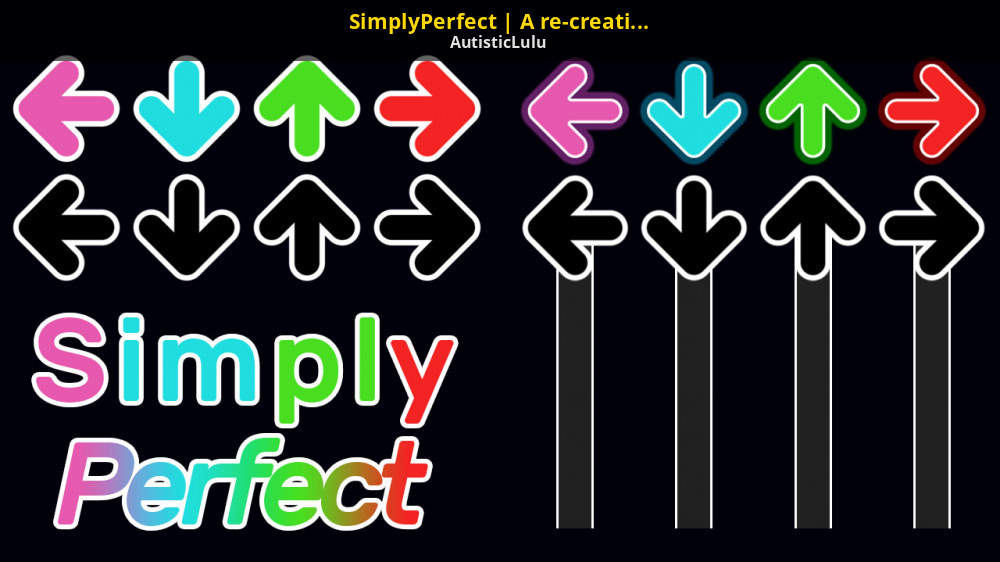 SimplyPerfect  A re-creation of pl0x osu! skin [Friday Night Funkin']  [Mods]