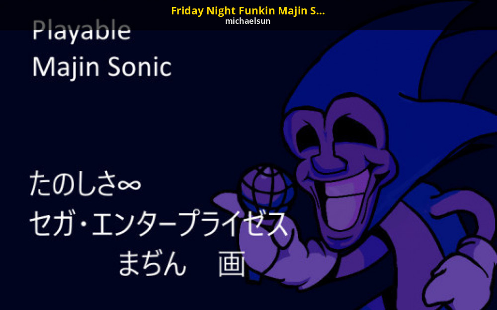 Friday Night Funkin Majin Sonic New vs Majin Sonic [Friday Night Funkin']  [Mods]
