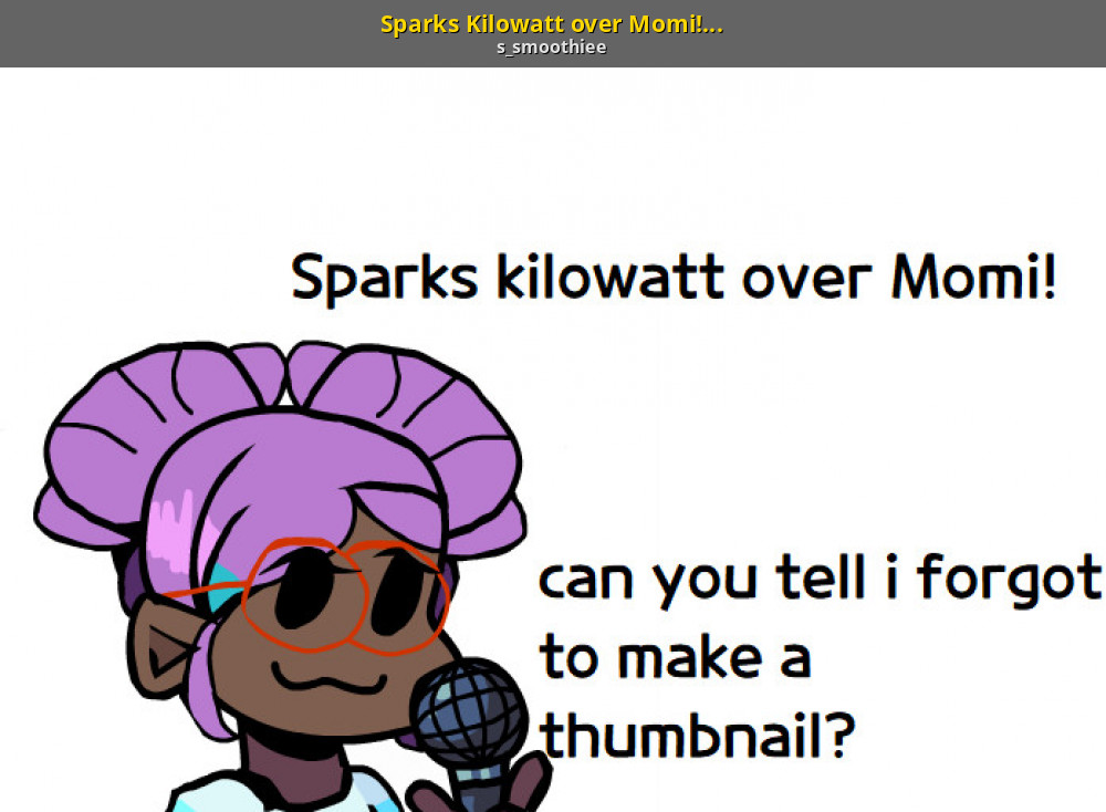 Sparks Kilowatt over Momi! (ROBLOX) [Friday Night Funkin'] [Mods]