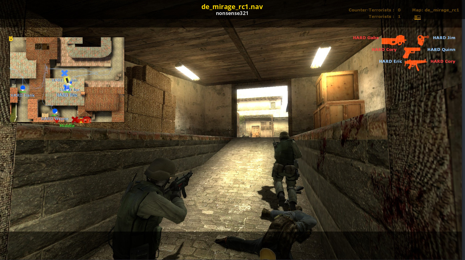 De Mirage CsGo v2 by QPCM for Counter-Strike Source