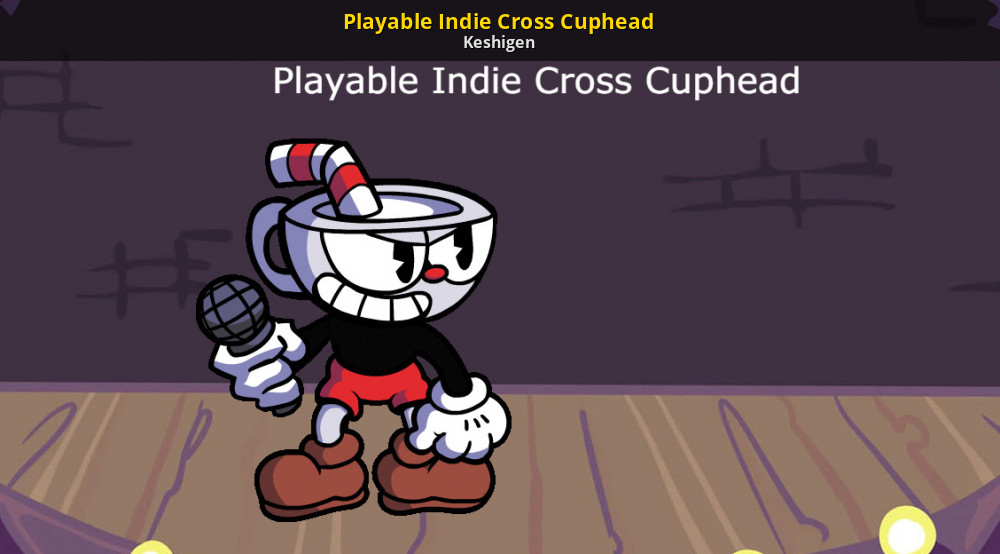 NM CUPHEAD] Indie Cross But It's Pixelated [Friday Night Funkin