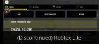 (Discontinued) Roblox Lite [Roblox] [Mods]