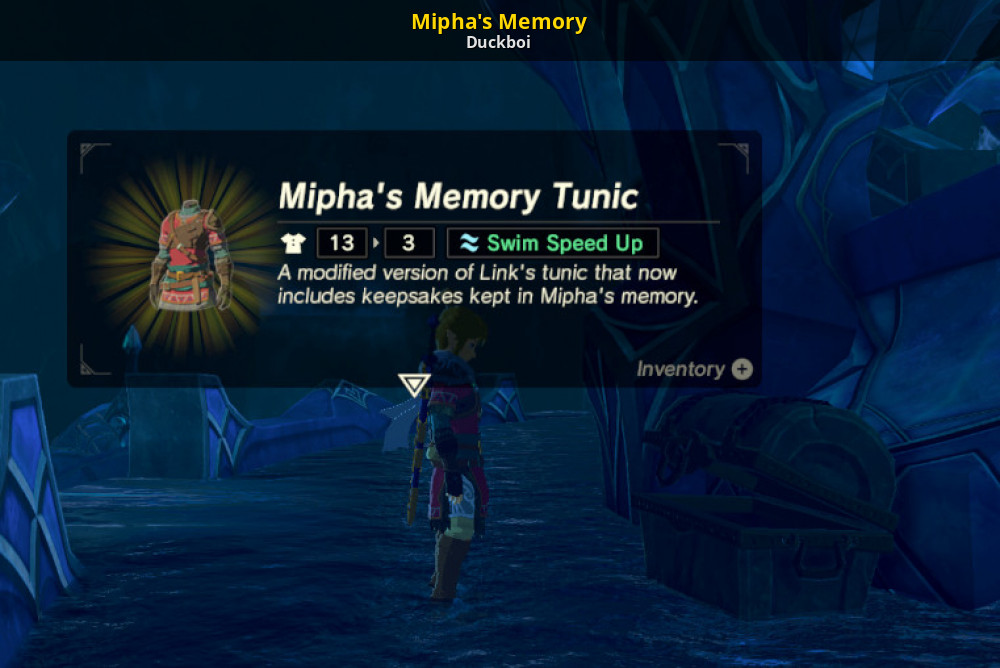 Mipha's Memory [The Legend of Zelda: Breath of the Wild (WiiU)] [Mods]
