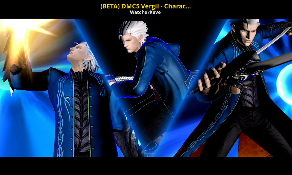 BETA) DMC5 Vergil - Character Moveset [Ultimate Marvel vs Capcom 3] [Mods]