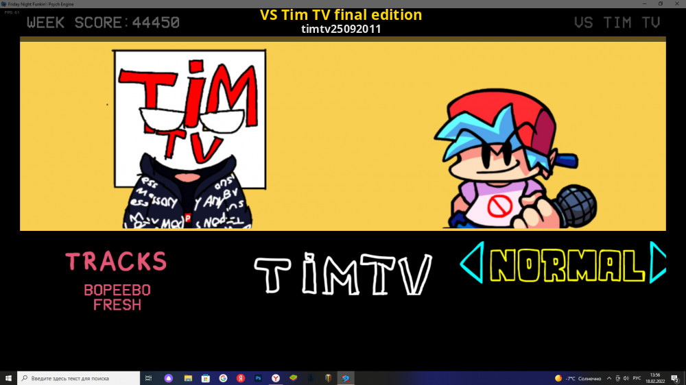 VS Tim TV final edition [Friday Night Funkin'] [Mods]