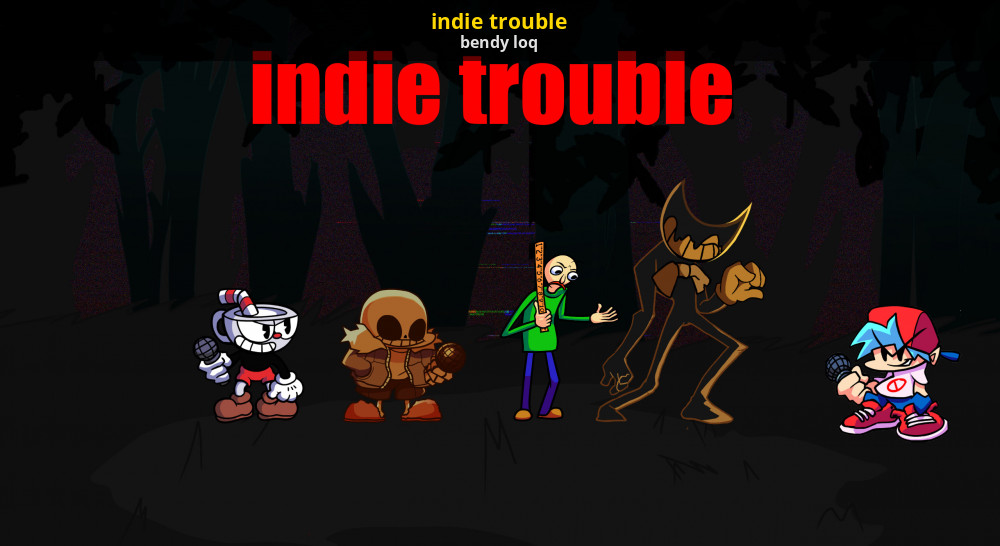 indie trouble [Friday Night Funkin'] [Mods]