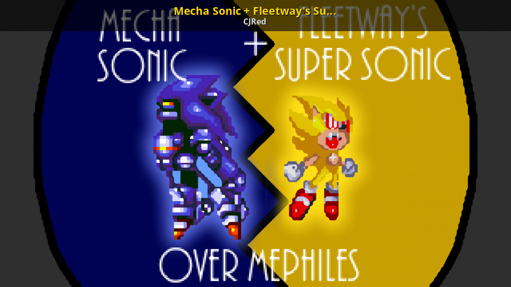 Mecha Sonic + Fleetway's Super Sonic Over Mephiles [Sonic 3 A.I.R.] [Mods]
