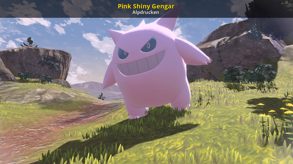 Pink Shiny Gengar [Pokémon Legends: Arceus] [Mods]