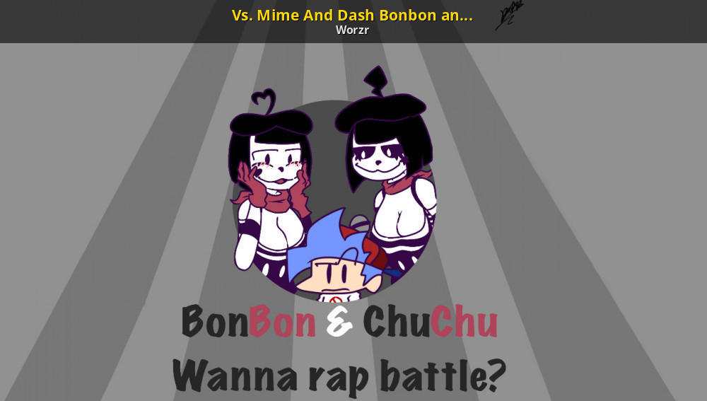 Friday Night Funkin' (FNF) - MIME AND DASH FT. Bonbon and Chuchu Animation  Battle 
