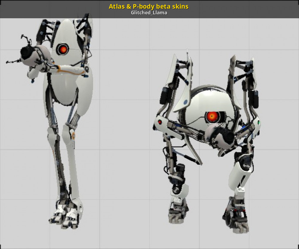 Atlas & P-body beta skins [Portal 2] [Mods]