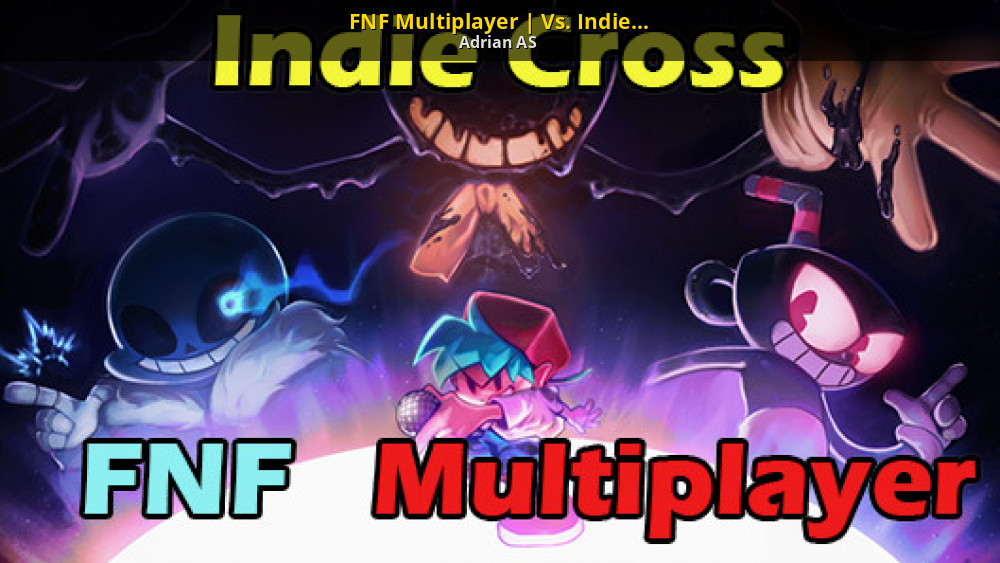 FNF Multiplayer  Vs. Indie Cross V1 Full Weeks. [Friday Night