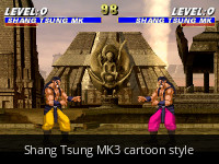 Shang Tsung MK1 cartoon style [M.U.G.E.N] [Mods]